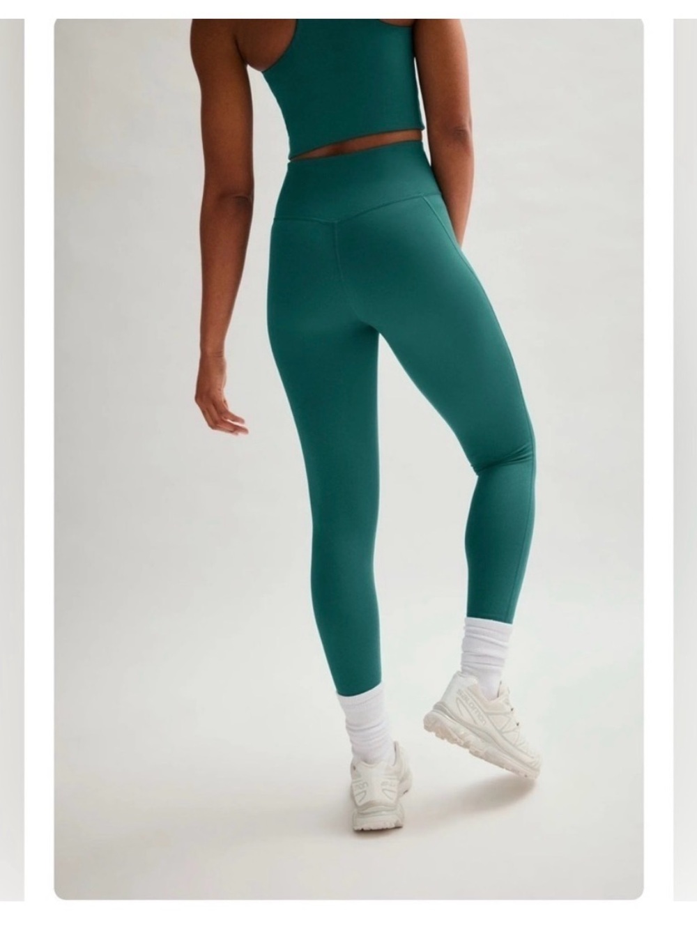 girlfriend collective High-Waisted Leggings & Matching Tommy Sports Bra